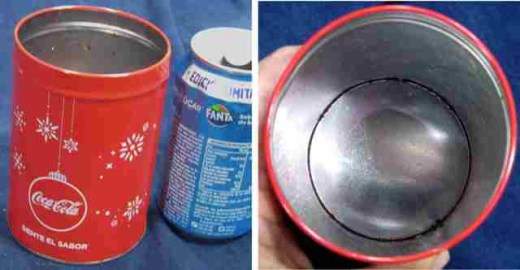 BOTE REDONDO HOJALATA COCACOLA